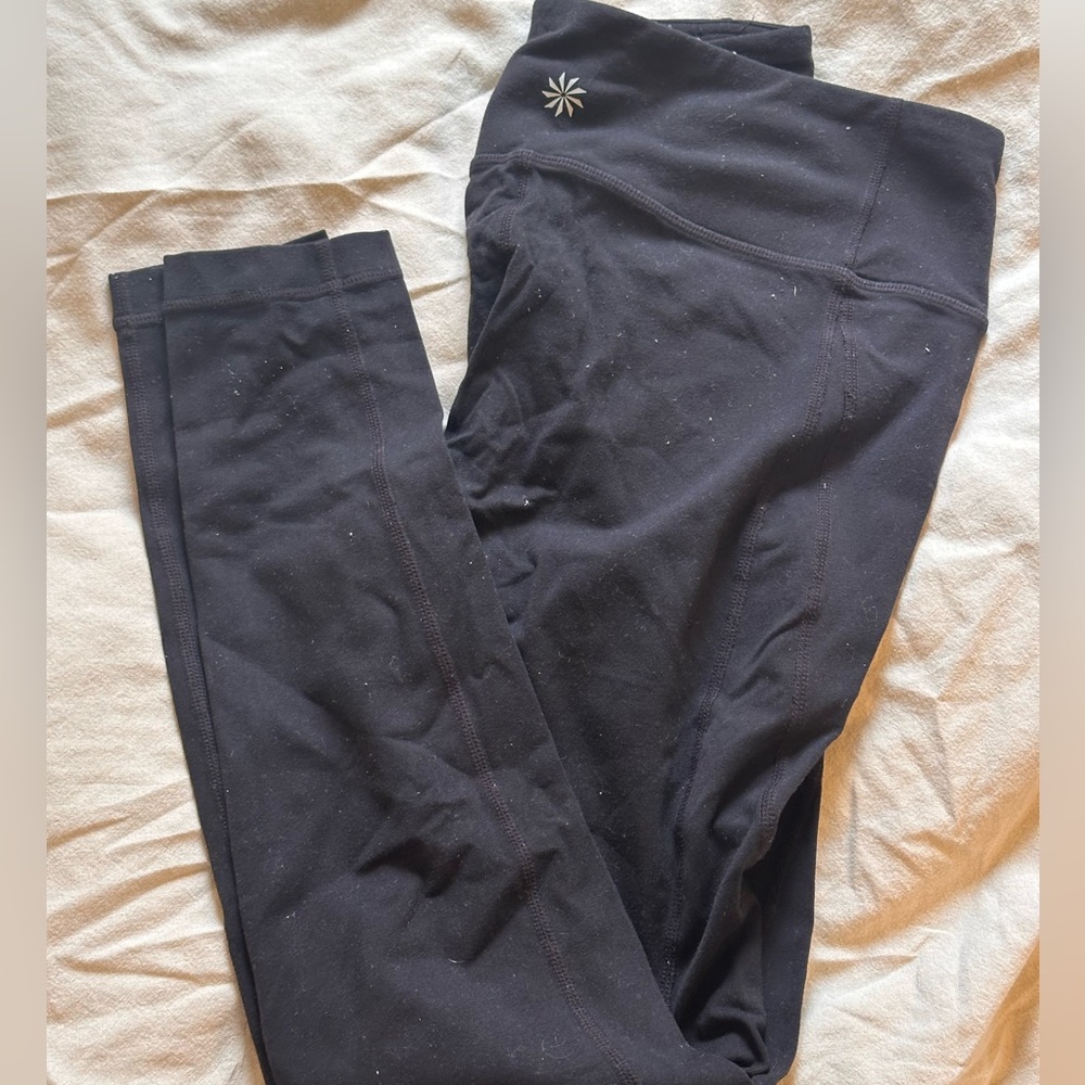 Athleta Black Yoga Leggings - Full length - Black - Medium
